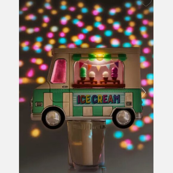 Bath & Body Works ICE CREAM TRUCK Projector Nightlight Wallflowers Plug NEW - Picture 2 of 14